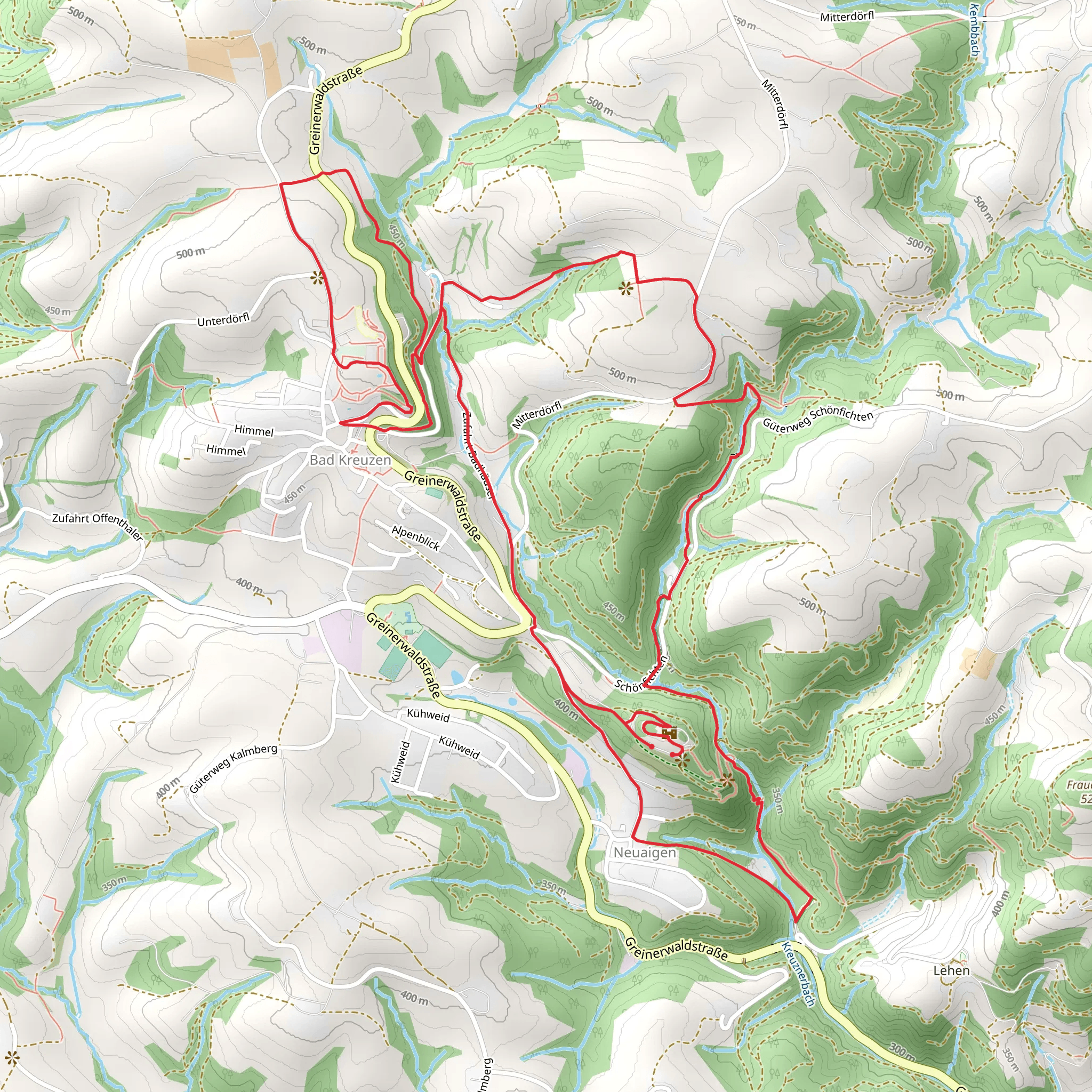 Kreuzner Heartbeat Loop mobile static map