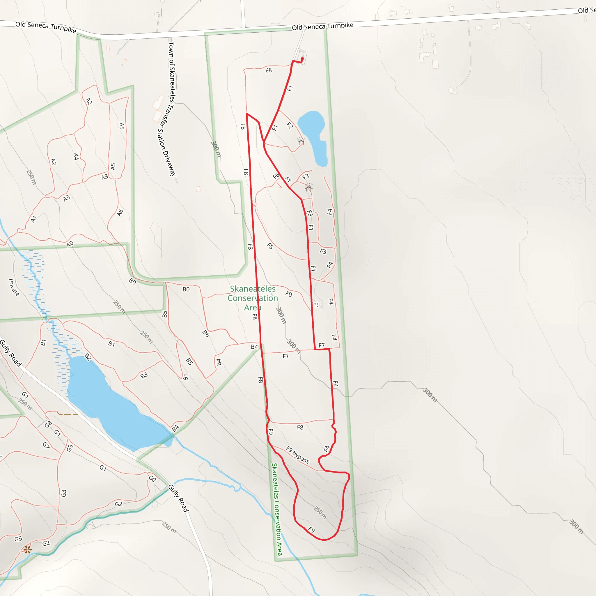 Gully Road Loop mobile static map