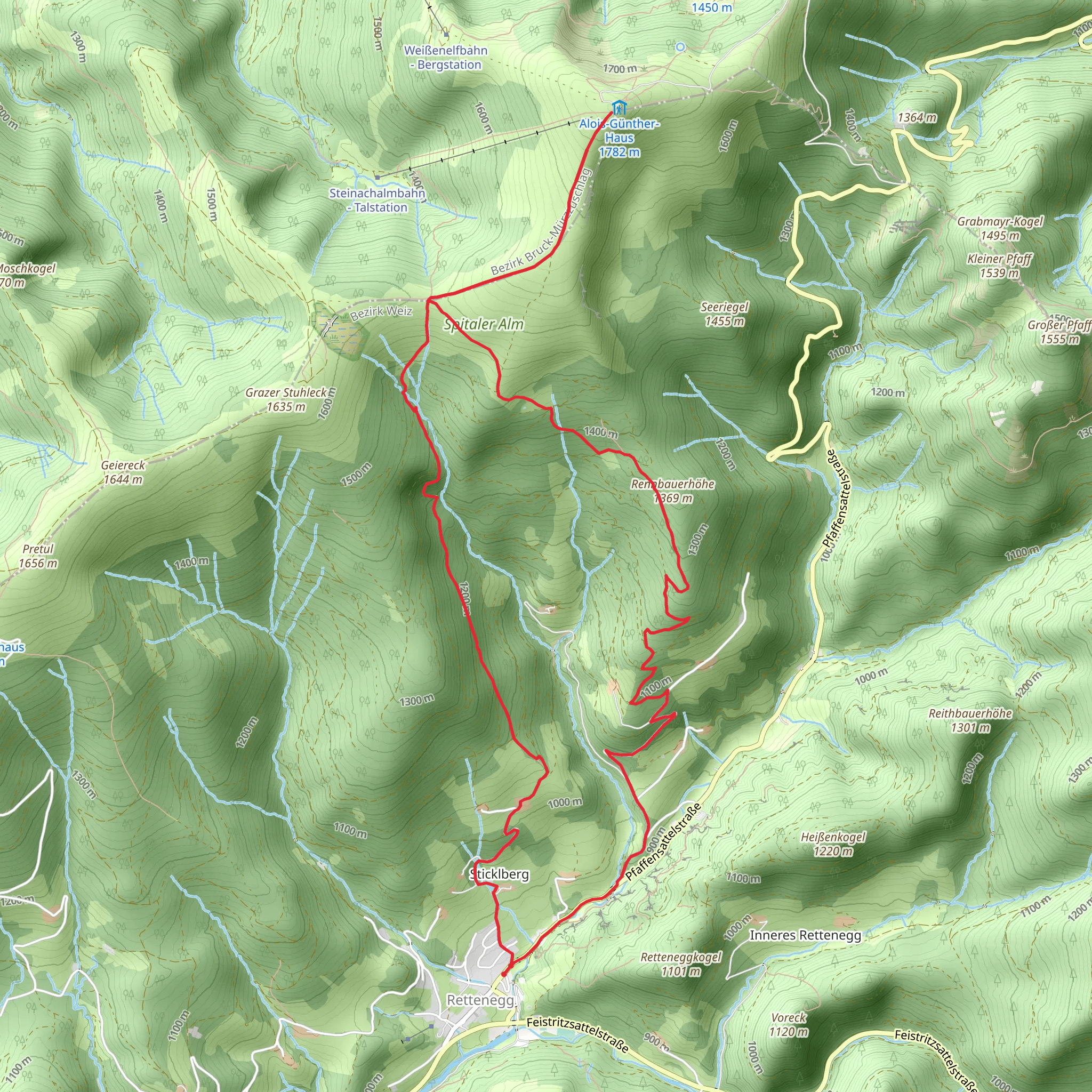 Peter Rosegger - On the Planet Trail mobile static map