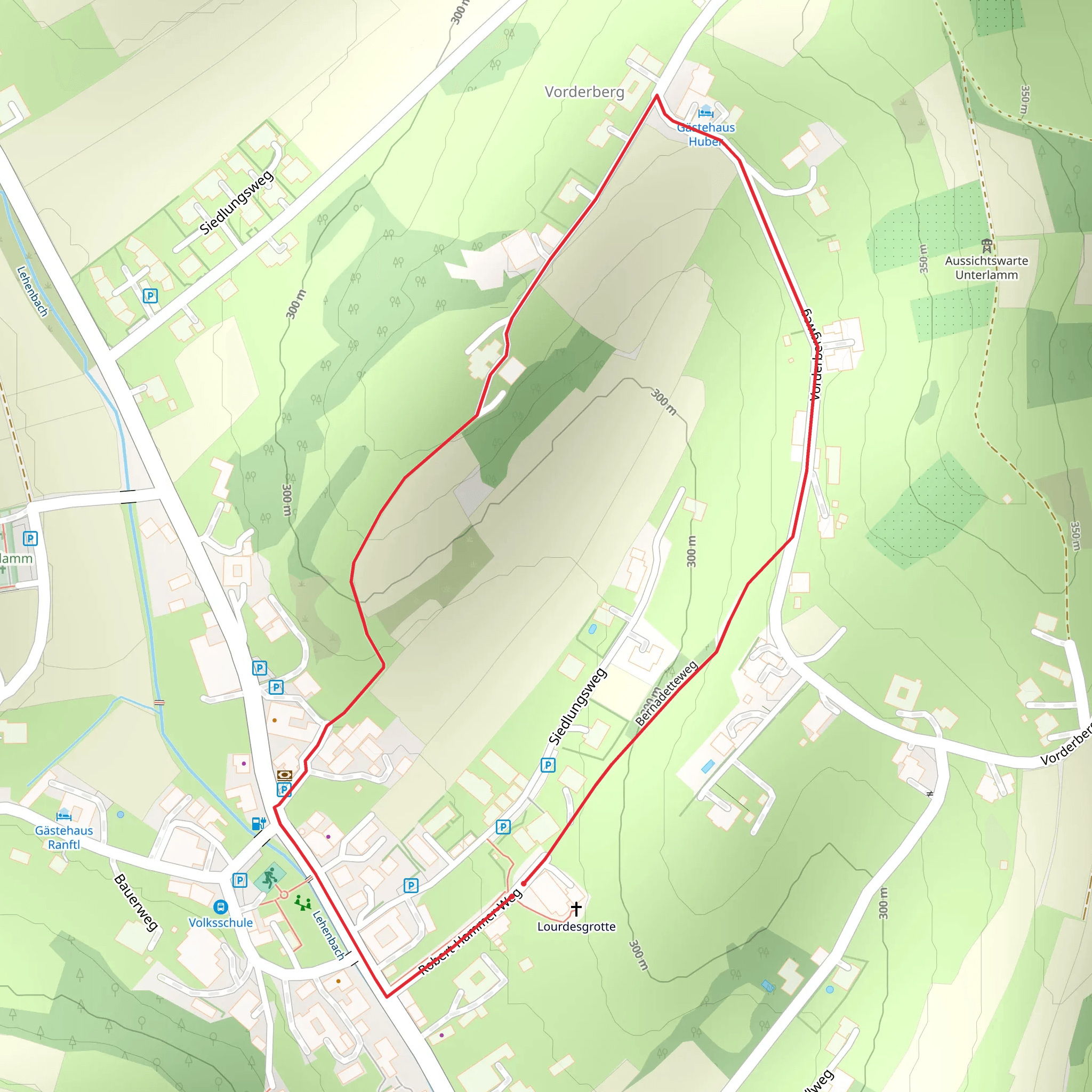 Bernadette Weg mobile static map