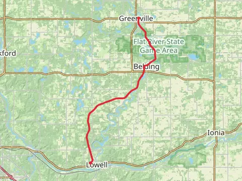 Fred Meijer Flat River Valley Rail Trail - Jackson's Landing