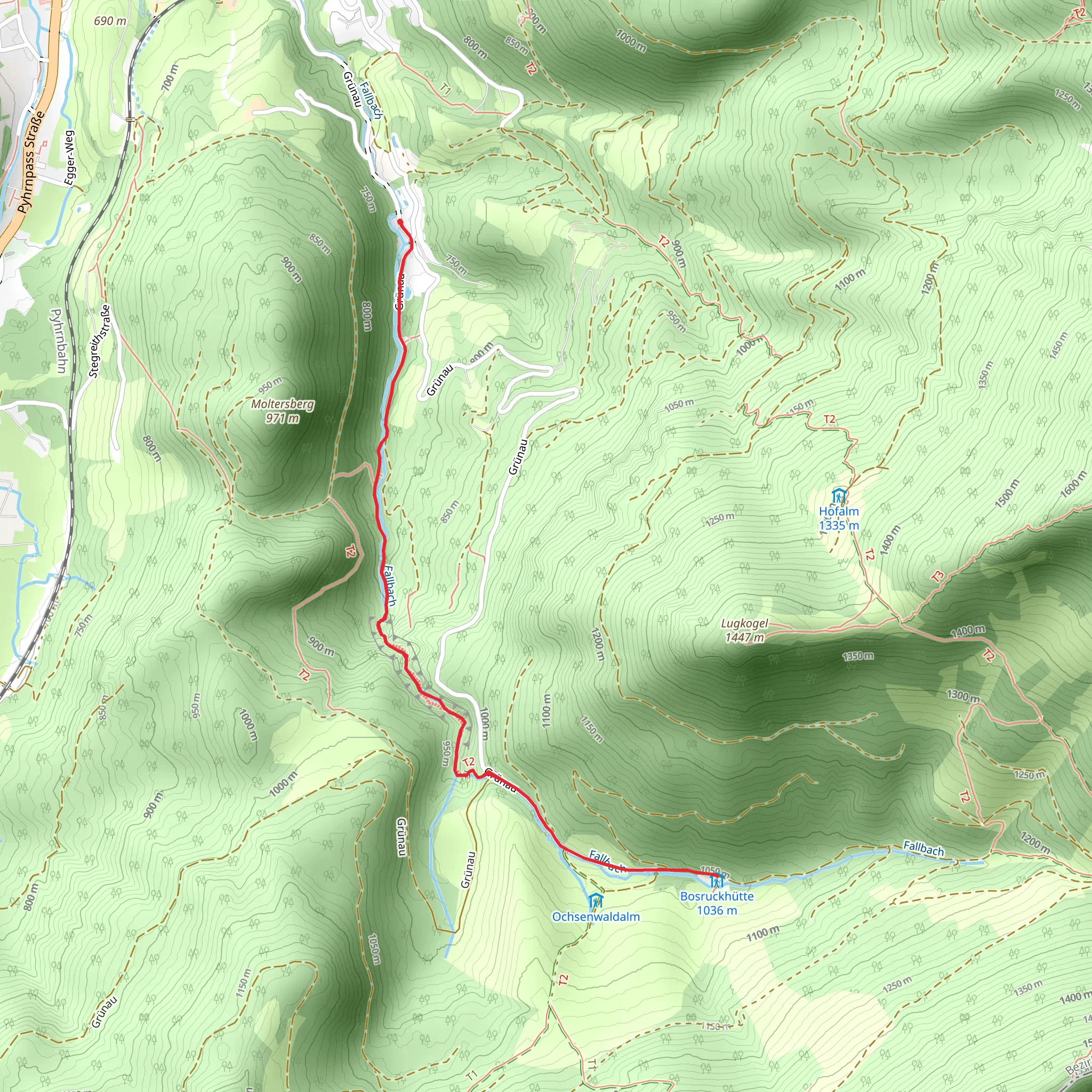 Dr Vogelgesang Gorge mobile static map