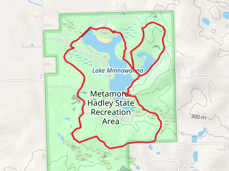 Lake Minnawanna Loop - Metamora-Hadley State Recreation Area
